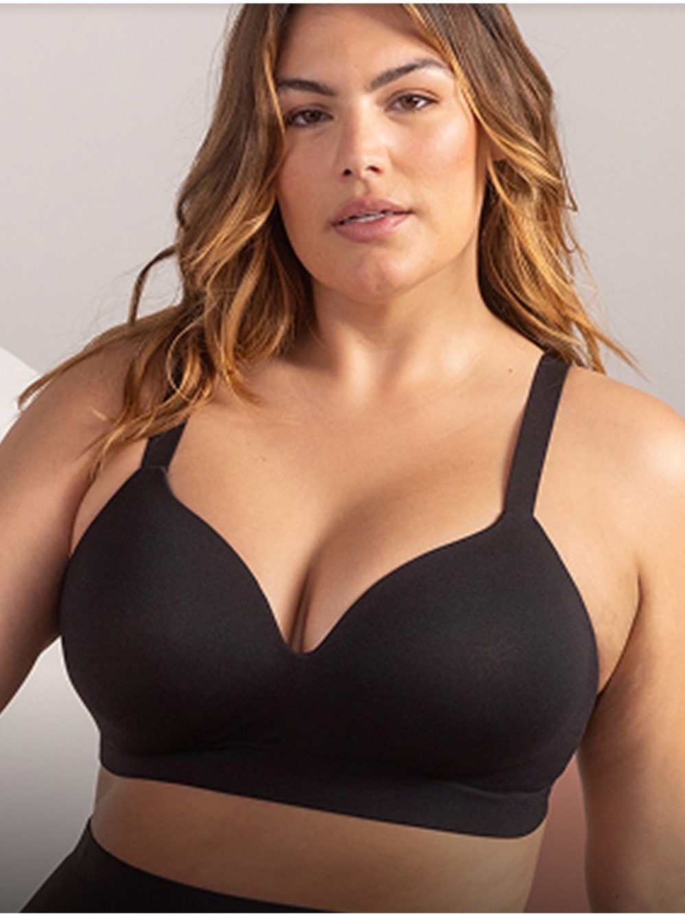 Shapermint Truekind Black Comfort Wireless Shaping Bra NWT XXL